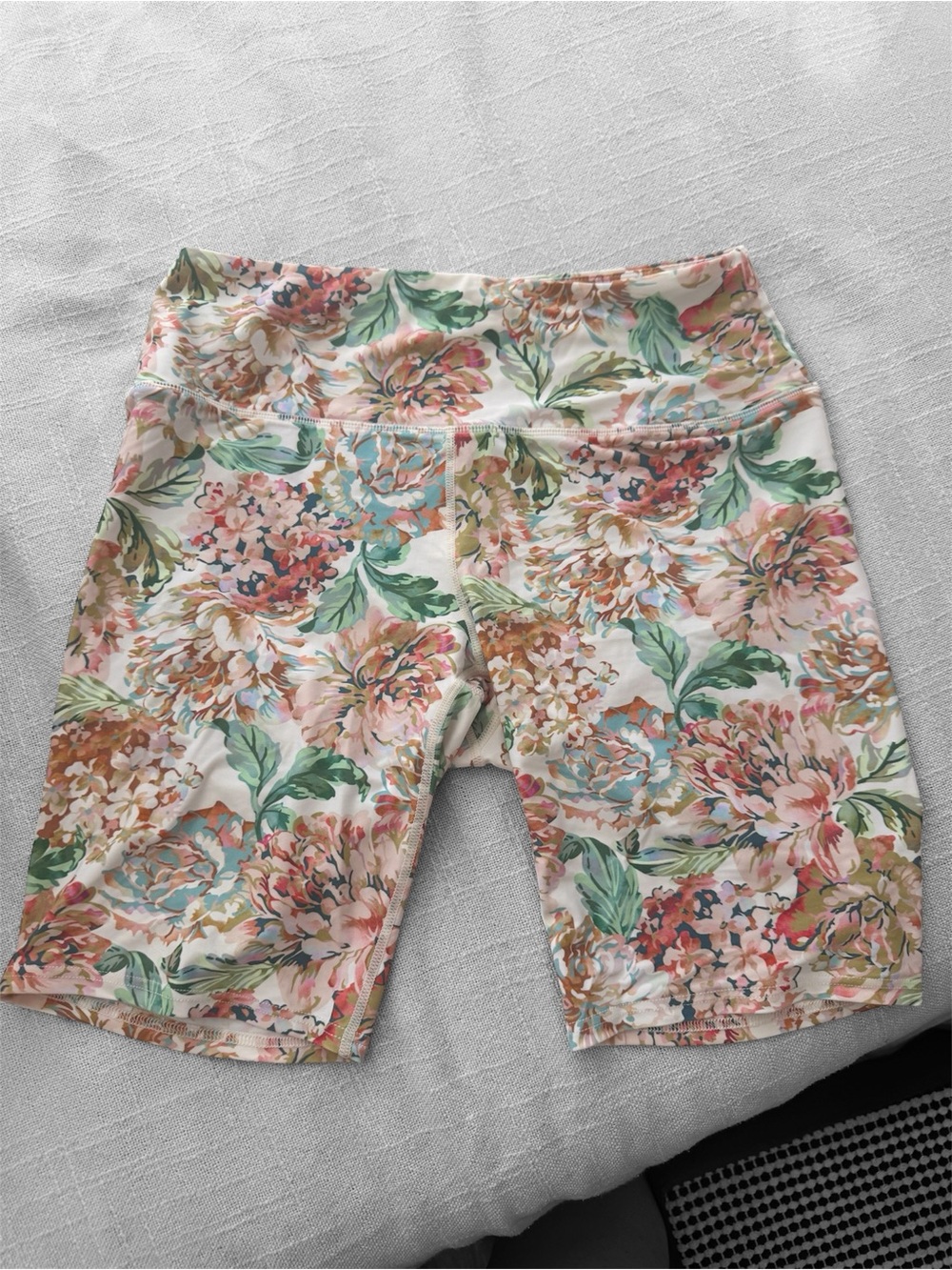 O'Neill Floral High-Rise Bike Shorts - Multi Pastel